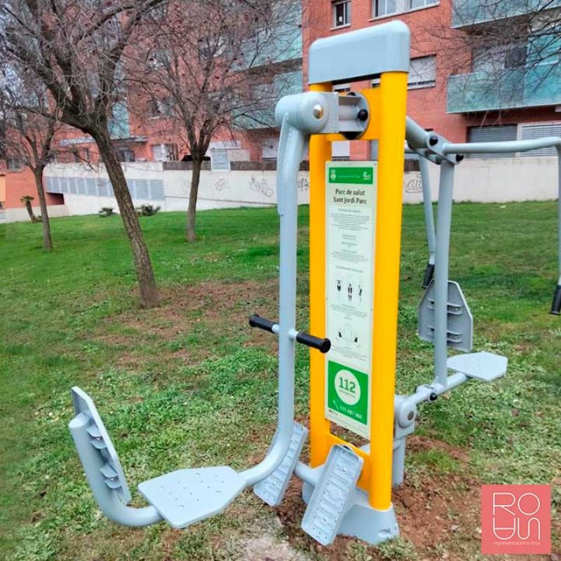 Biosaludable amb tòtem - corredor + elíptica